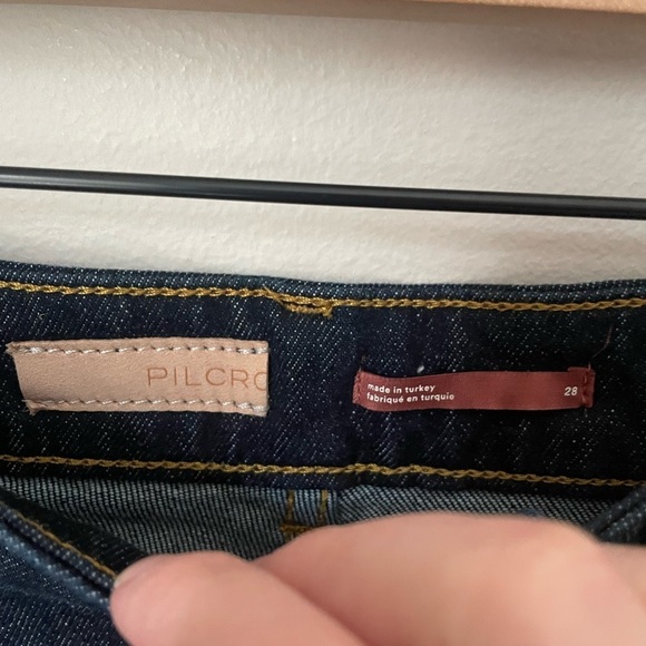 Anthropologie Pilcro The Split Straight Jeans Size 28 New with Tags - Picture 3 of 10